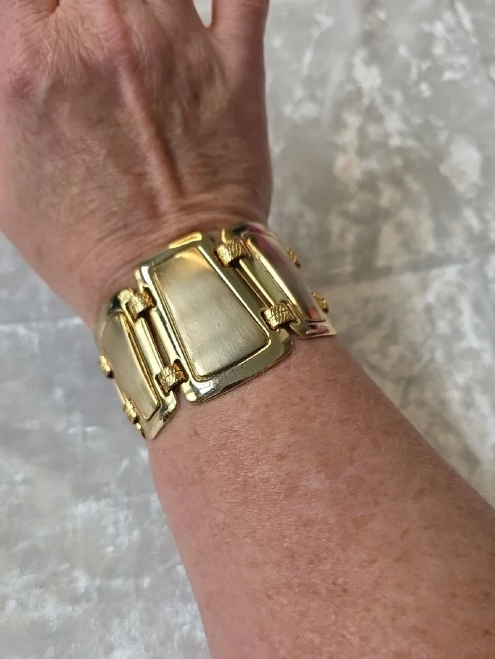 Brighton Trendoro Bold Armor-like Statement Bracelet